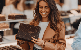 web-PCD - Woman chocolate box store